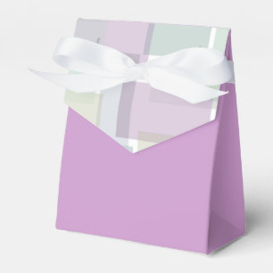 Pastel Retro Blocks Lavender Green Blue Favour Box