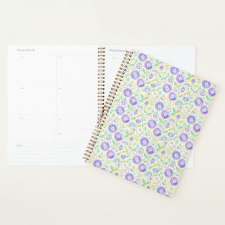 Pastel Retro Floral Botanical Planner