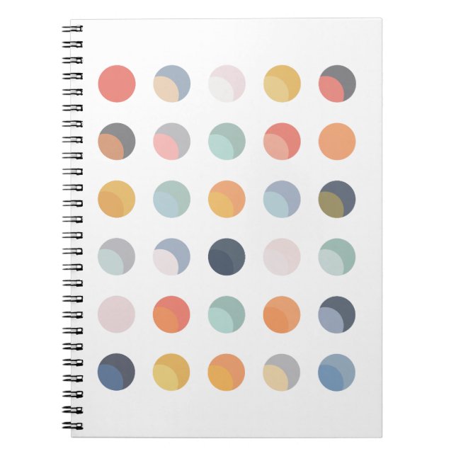 Pastel Rhythm  Notebook (Front)