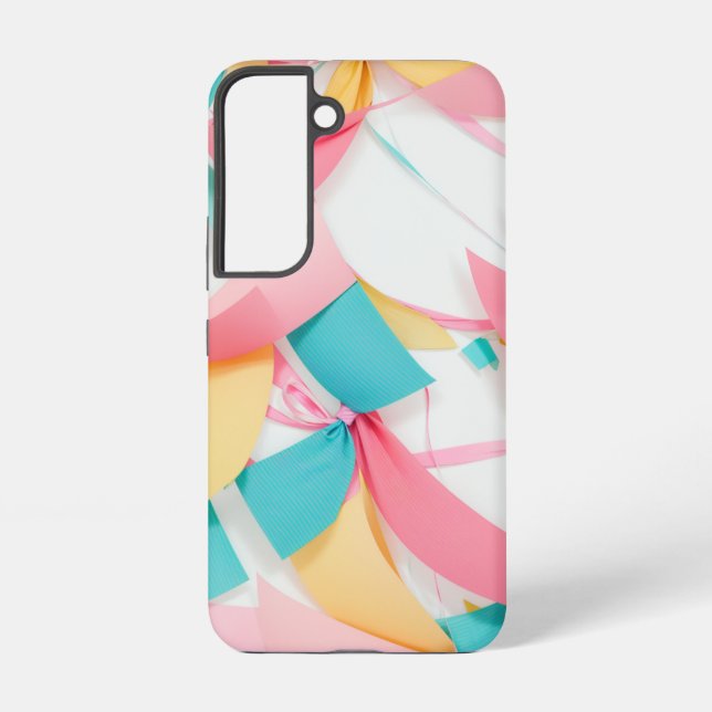 Pastel Ribbons Garland Phone Case (Back)