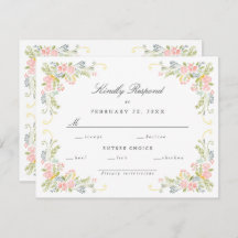 Pastel Rococo Garden Ornate Floral Wedding