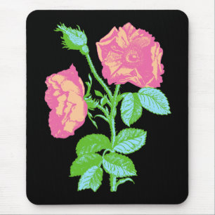 Pastel Rose Mouse Mat