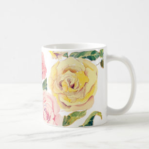 Pastel Roses Coffee Mug