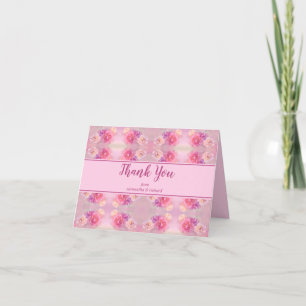Pastel Rose's Thank You Card