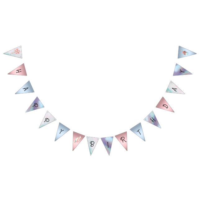 Pastel Safari Animals Personalised Birthday Party Bunting (All)