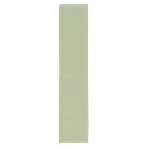 Pastel Sage Green Solid Colour Pairs To SW 6430 Short Table Runner