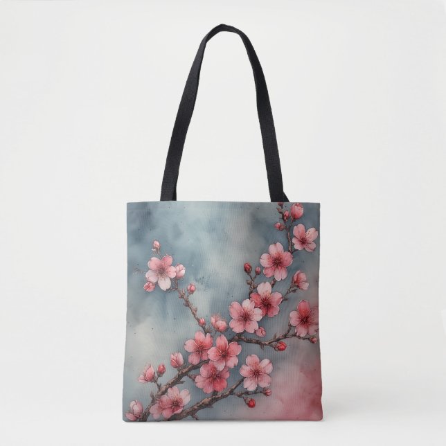 Pastel Sakura Dreams Tote Bag (Front)