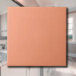 Pastel Salmon Solid Colour | Classic | Elegant Tile<br><div class="desc">Pastel Salmon Solid Colour | Classic | Elegant | Trendy | Stylish | Gift</div>