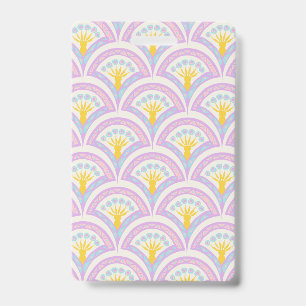 Pastel Scallop Pattern ID Badge