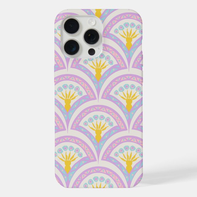 Pastel Scallop Pattern iPhone Case (Back)
