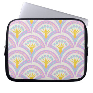 Pastel Scallop Pattern Laptop Sleeve