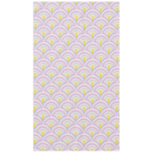 Pastel Scallop Pattern Tablecloth