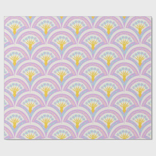 Pastel Scallop Pattern Wrapping Paper