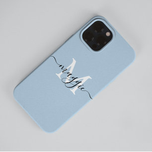 Pastel Script Monogram Case-Mate iPhone 14 Pro Max Case