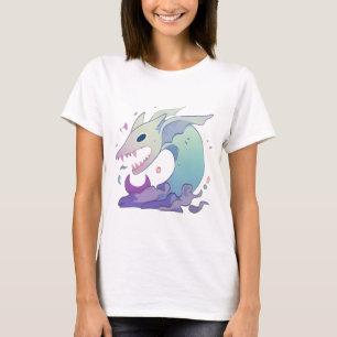Pastel Sea Creature Illustration T-Shirt