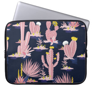 Pastel Seamless pattern vintage summer cactus on d Laptop Sleeve