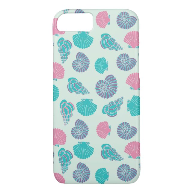 Pastel Seashell Pattern 1 Case-Mate iPhone Case (Back)