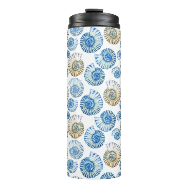 Pastel Seashell Pattern 2 Thermal Tumbler (Front)