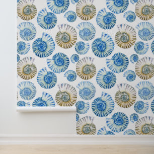 Pastel Seashell Pattern 2 Wallpaper