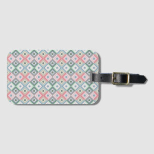 Pastel Shapes Luggage Tag
