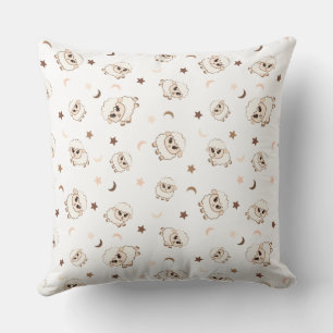 Pastel Sheep Pattern Cushion