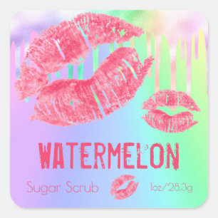 Pastel Shimmer Sugar Scrub Product Label