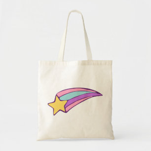 Pastel Shooting Star Tote Bag – Dreamy Starry Sky