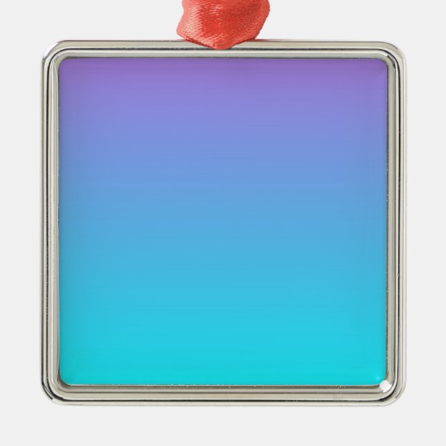 Pastel Skies Metal Tree Decoration (Front)