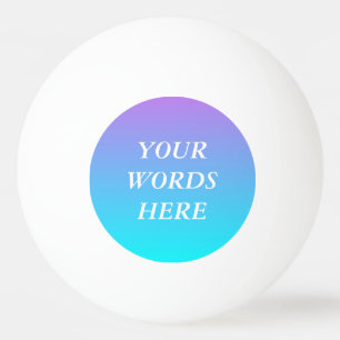 Pastel Skies Ping Pong Ball