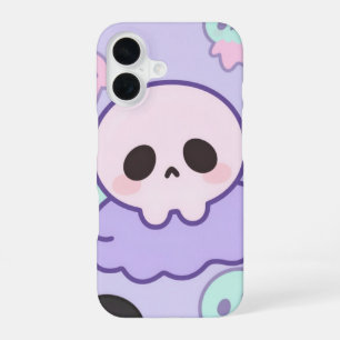 Pastel Skull and Ghosts Kawaii Case
