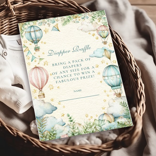 Pastel Sky Adventure Diapper Raffle  Enclosure Card (Creator Uploaded)