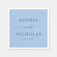 Pastel Sky Blue Modern Wedding | Coastal Seaside