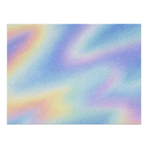 Pastel Sky Drift Poster