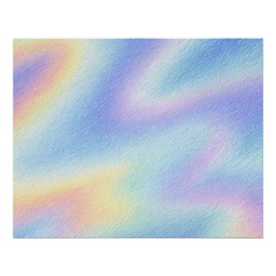 Pastel Sky Drift Poster