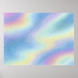 Pastel Sky Drift Poster
