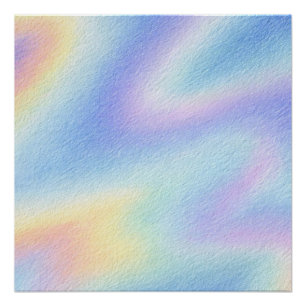 Pastel Sky Drift Poster