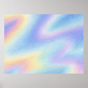 Pastel Sky Drift Poster
