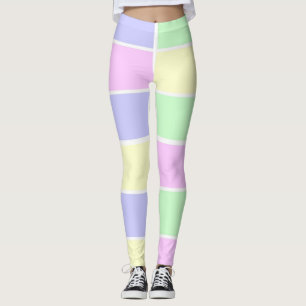 Pastel soft colours leggings