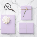 Pastel Soft Lilac Solid Colour | Classic Elegant Wrapping Paper Sheet<br><div class="desc">Pastel Soft Lilac Solid Colour | Pastel Colours | Classic | Elegant | Trendy | Stylish | Professional Design</div>