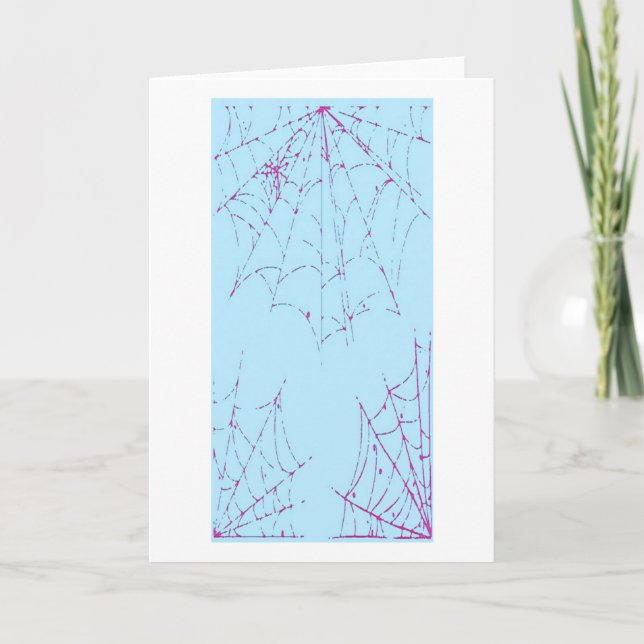 Pastel Spider Web Card (Front)