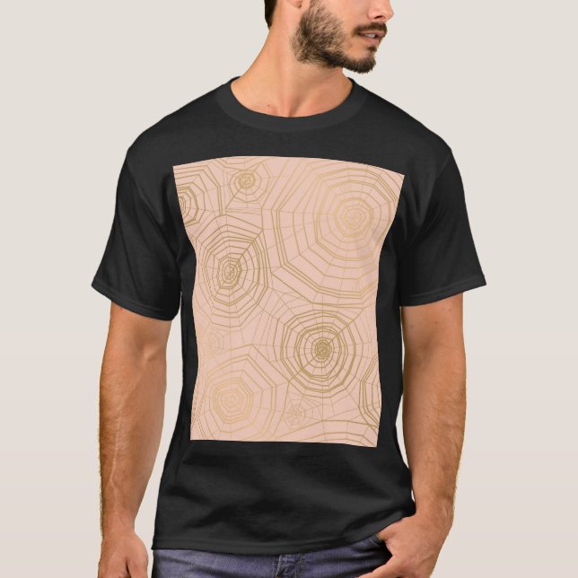 Pastel spider web: Halloween pattern. T-Shirt (Front)