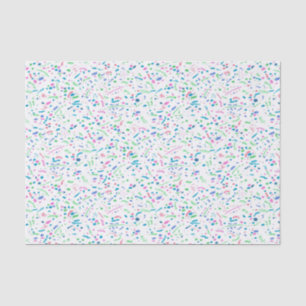 Pastel Splatter Confetti Print Tissue Paper