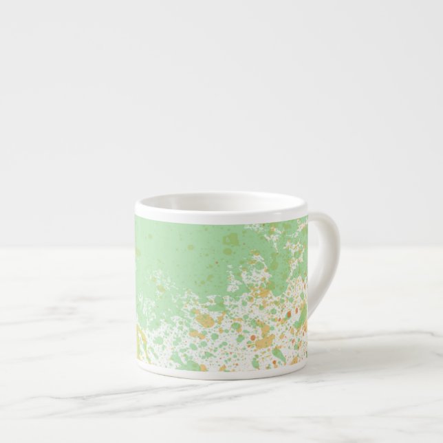 Pastel Splatter Espresso Mug (Front Right)