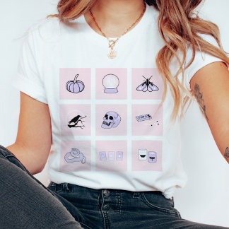 Pastel Spooky Cute Goth Aesthetic TShirt