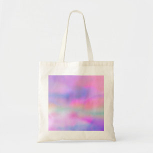 Pastel spot rainbow gradient hobo bohemian dye tote bag
