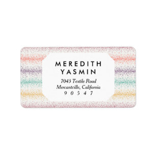 Pastel Spray Sprinkle stripes Modern sparkle lines Label