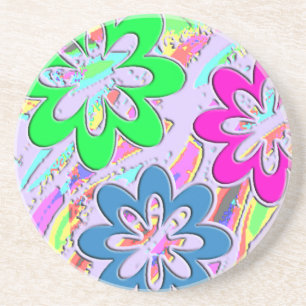 Pastel Spring Blossoms Coaster