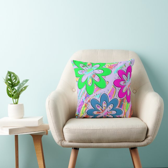 Pastel Spring Blossoms Double-Sided Cushion (Creator Uploaded)