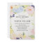 Pastel Spring Flowers Bridal Luncheon Invitation