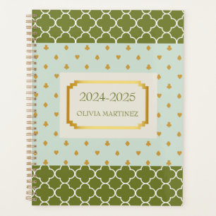 Pastel Spring Geometric Personalised Planner
